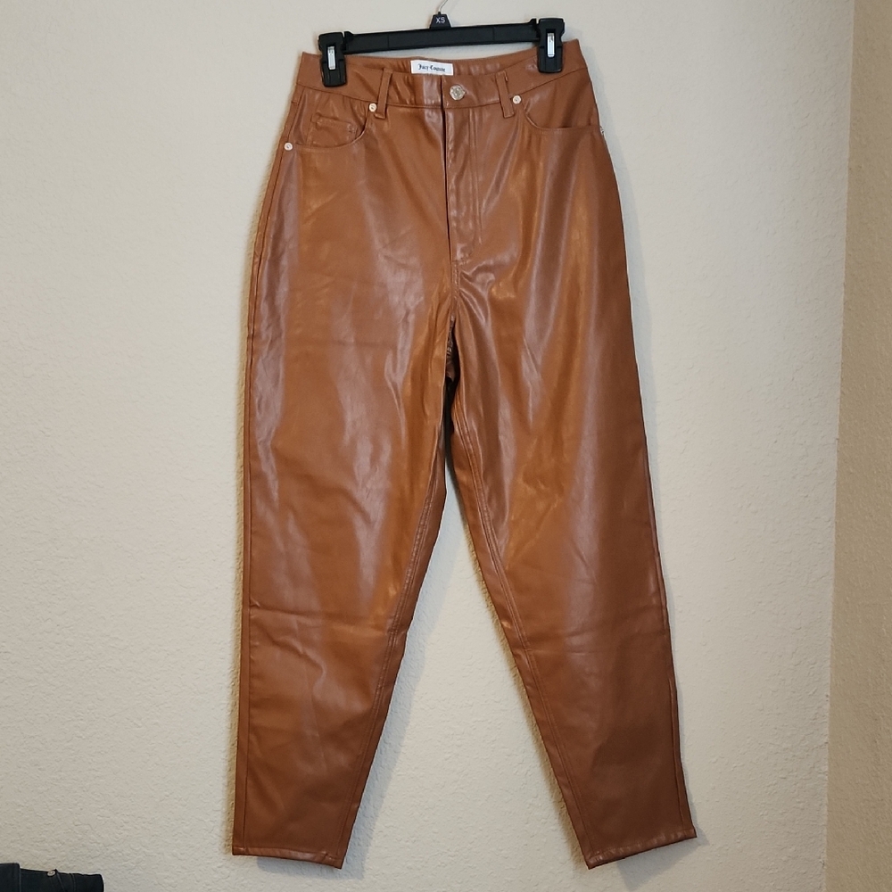 Juicy Couture Brown Leather Pants